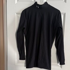 Under Armour Black coldgear mock neck Top
